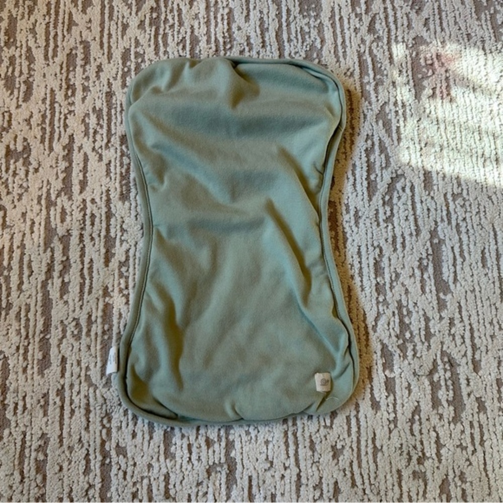 Tiny Kind Organic Cotton Green Burp Rag Cloth Baby